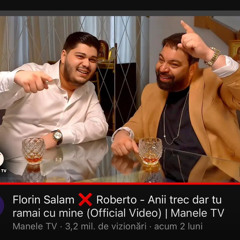 Florin Salam ❌ Roberto - Anii trec dar tu ramai cu mine (Official Video) | Manele TV