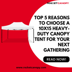 10x15 Heavy-Duty Canopy Tents