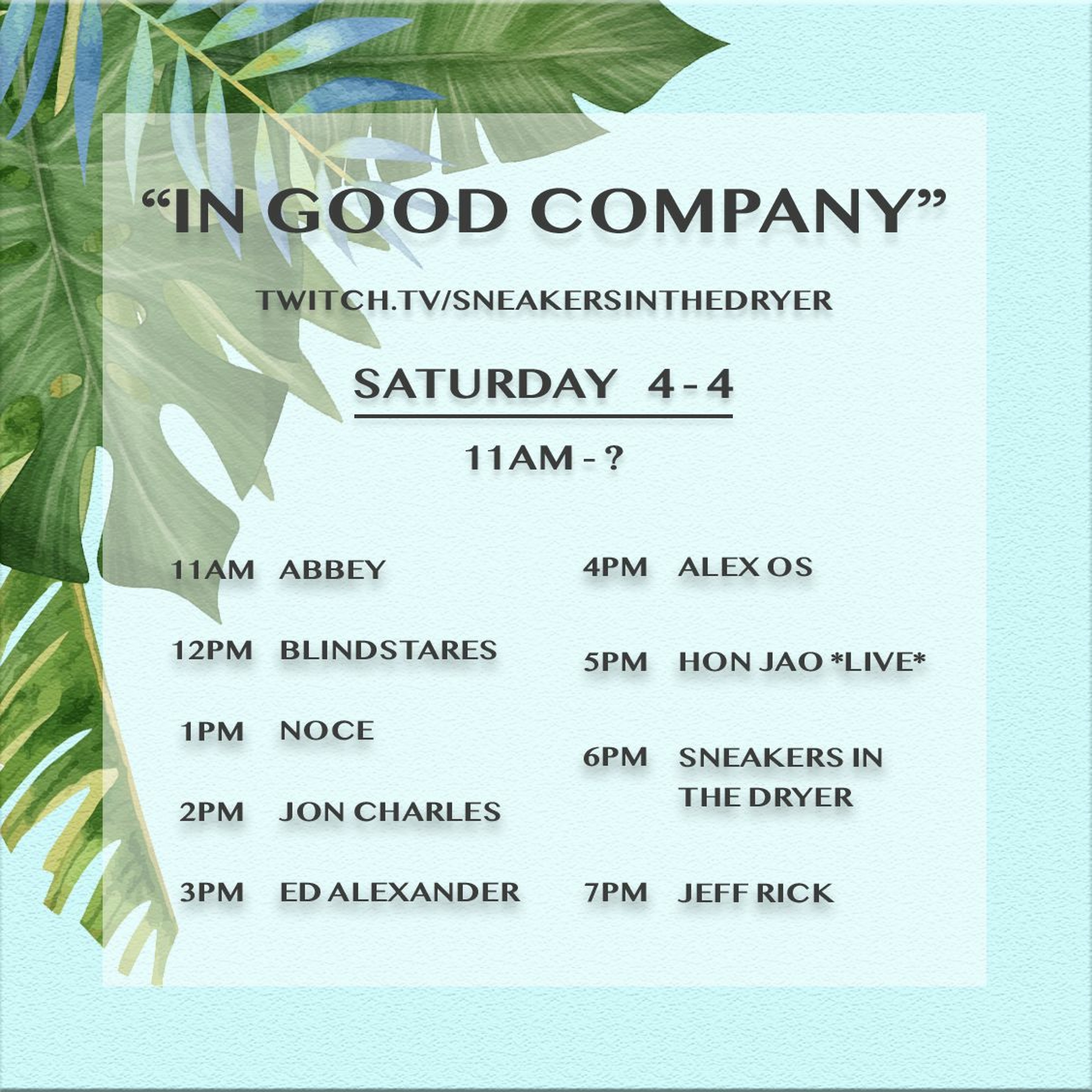 Live from the Laundry Room with In Good Company DC - April 4, 2020 episode artwork