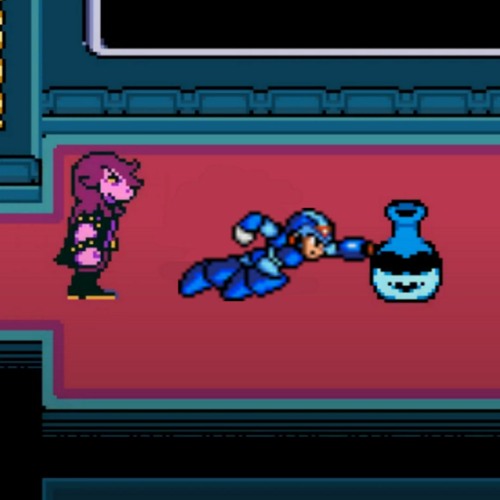 Pandora Palace - Deltarune Megaman X SNES 16-Bit Cover