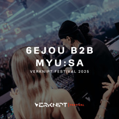 6EJOU b2b MYU:SA @ Verknipt Festival 2025 Day 1 | Strijkviertelplas, Utrecht
