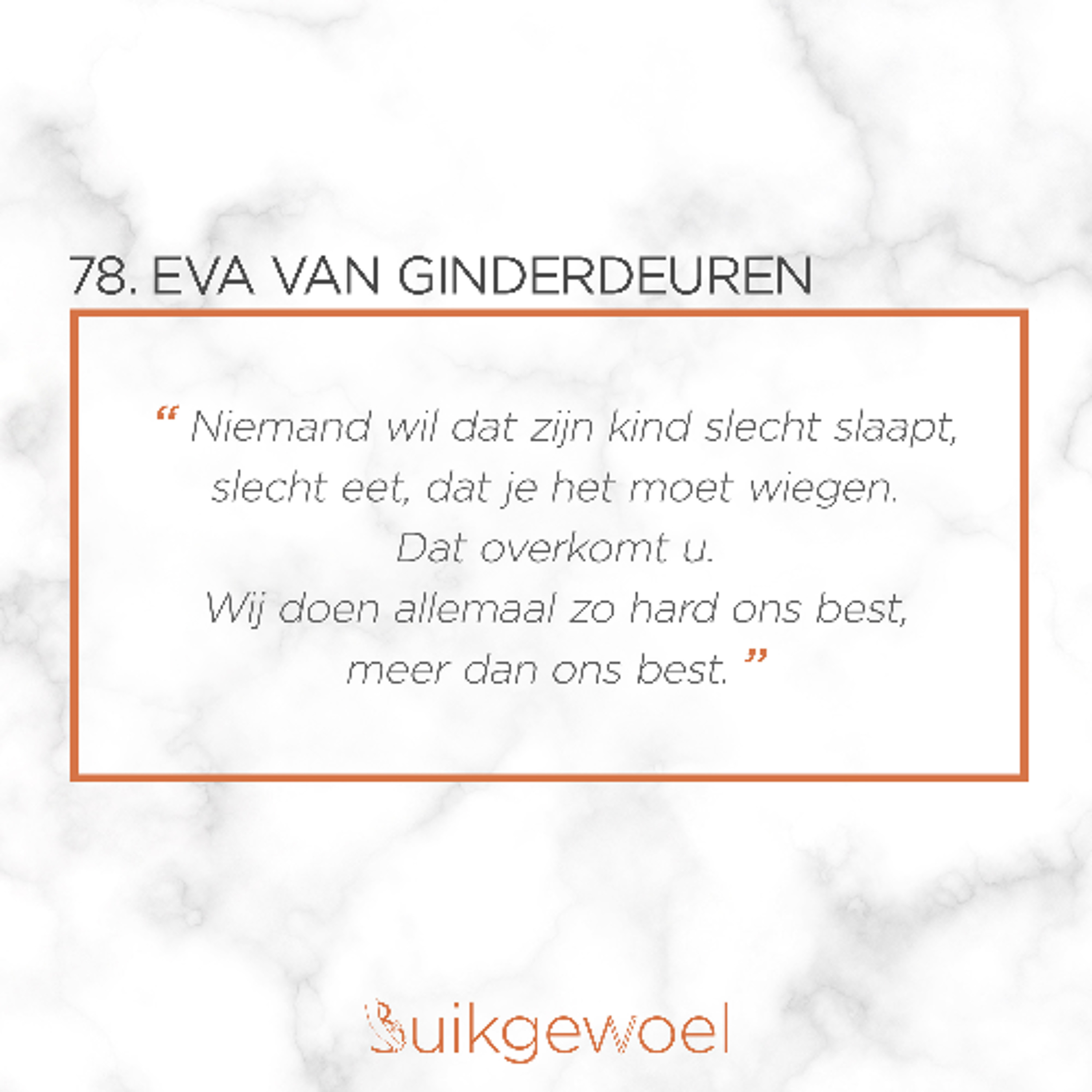 78. Eva Van Ginderdeuren (Hyperemesis, excessief huilen, parentale burnout, uitgestelde rouw) episode artwork