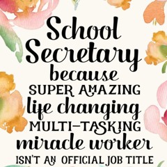 pdf school secretary gifts: funny thank you appreciation present for women