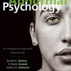 @~>Ebook<~@ Abnormal Psychology: An Integrative Approach Paperback