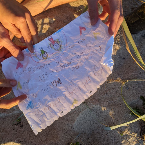 there, path between trees