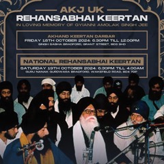 16 Bibi Amrit Kaur - Dhev Karahu Dhiaa Moh Maarag Laavahu - Saturday Raensabaee Bradford Oct. 2024 2