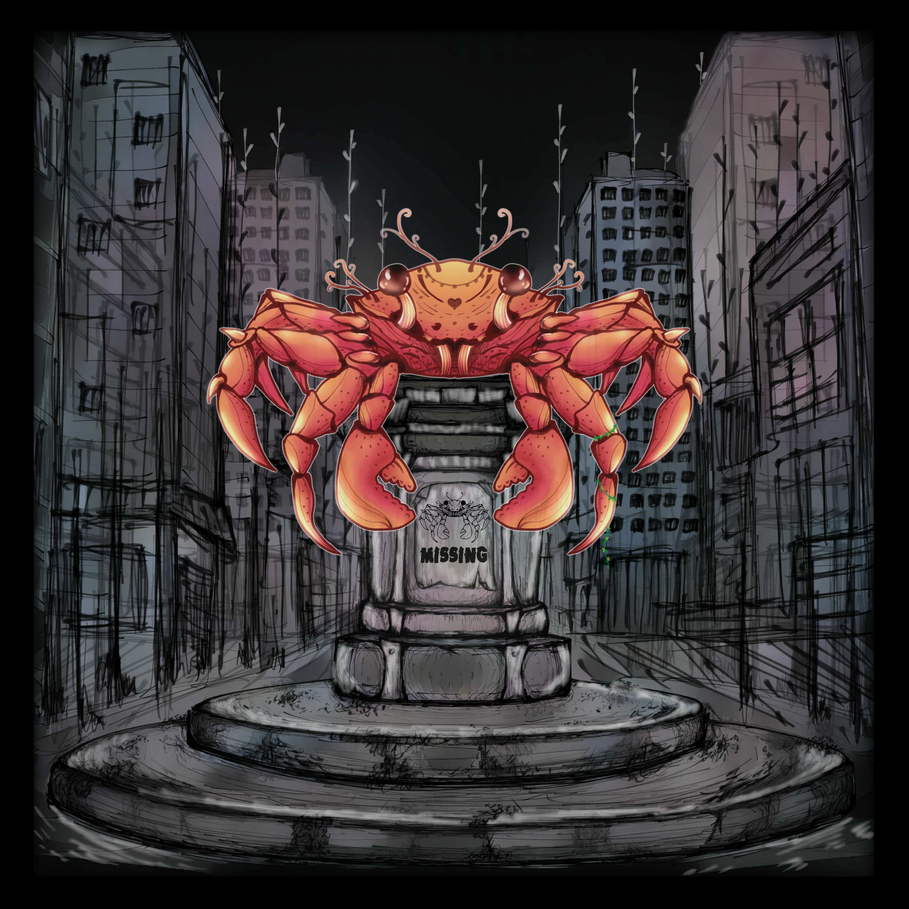 Stone statue episode artwork