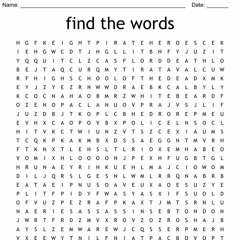 find the words (demo)