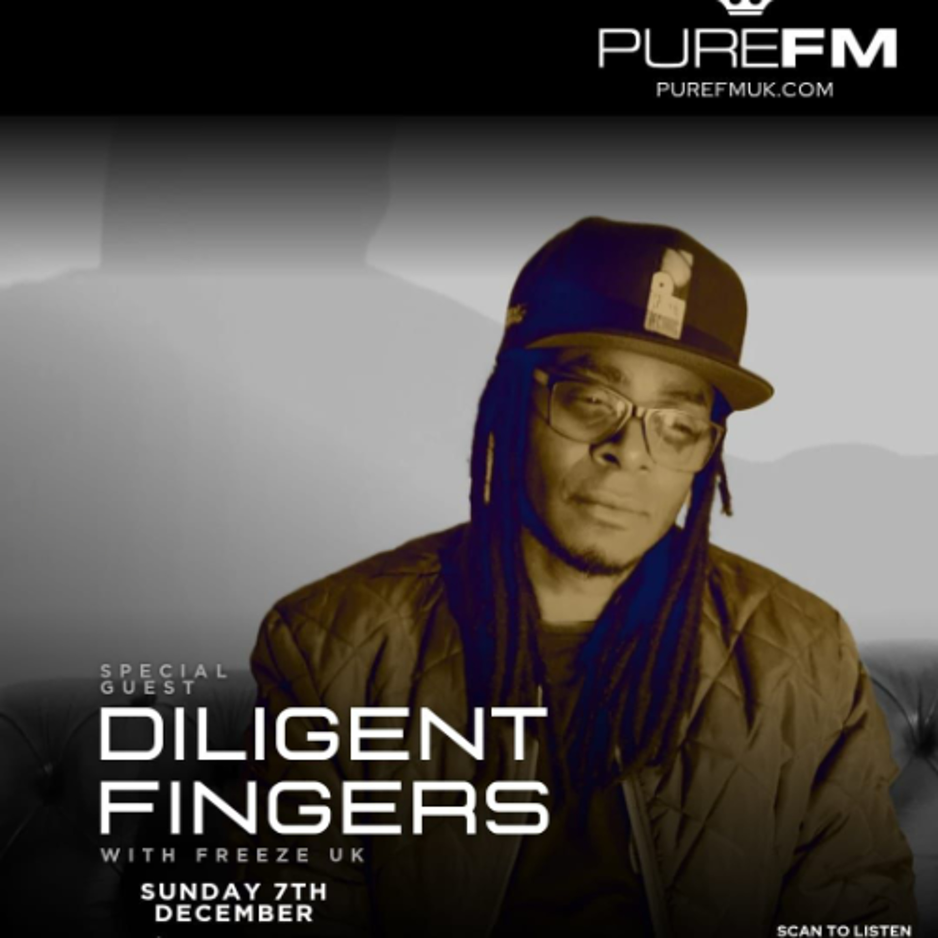 Diligent Fingers - Pure FM - Freeze UK Show Guest Mix episode artwork