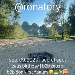 sep. 09, 2023 | secret spot | zeus birthday | b2b zeus x b2b don kirschbaum 🥳🏝☀️🌅