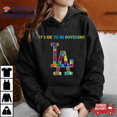 Mlb 2023 Los Angeles Dodgers Autism It’s Ok To Be Different Shirt