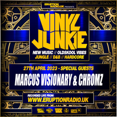 Episode 50 - Vinyl Junkie - Eruption Radio Podcast - 27/04/2023 (Marcus Visionary & Chromz)