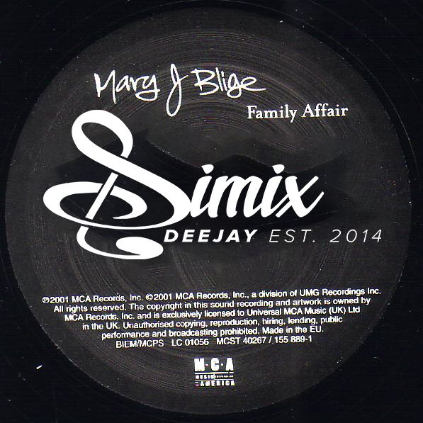 Mary J. Blige – Family Affair (Simix Dancehall Edit)