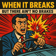 When it breaks but there ain’t no brakes