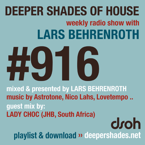 DSOH #916 Deeper Shades Of House w/ guest mix by LADY CHOC