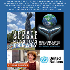 Ecotoxicologist Susanne Brander Core Steering Committee/Scientists Coalition Gives Update United Nations Global Treaty on Plastics (Assoc. Prof. Oregon State University)