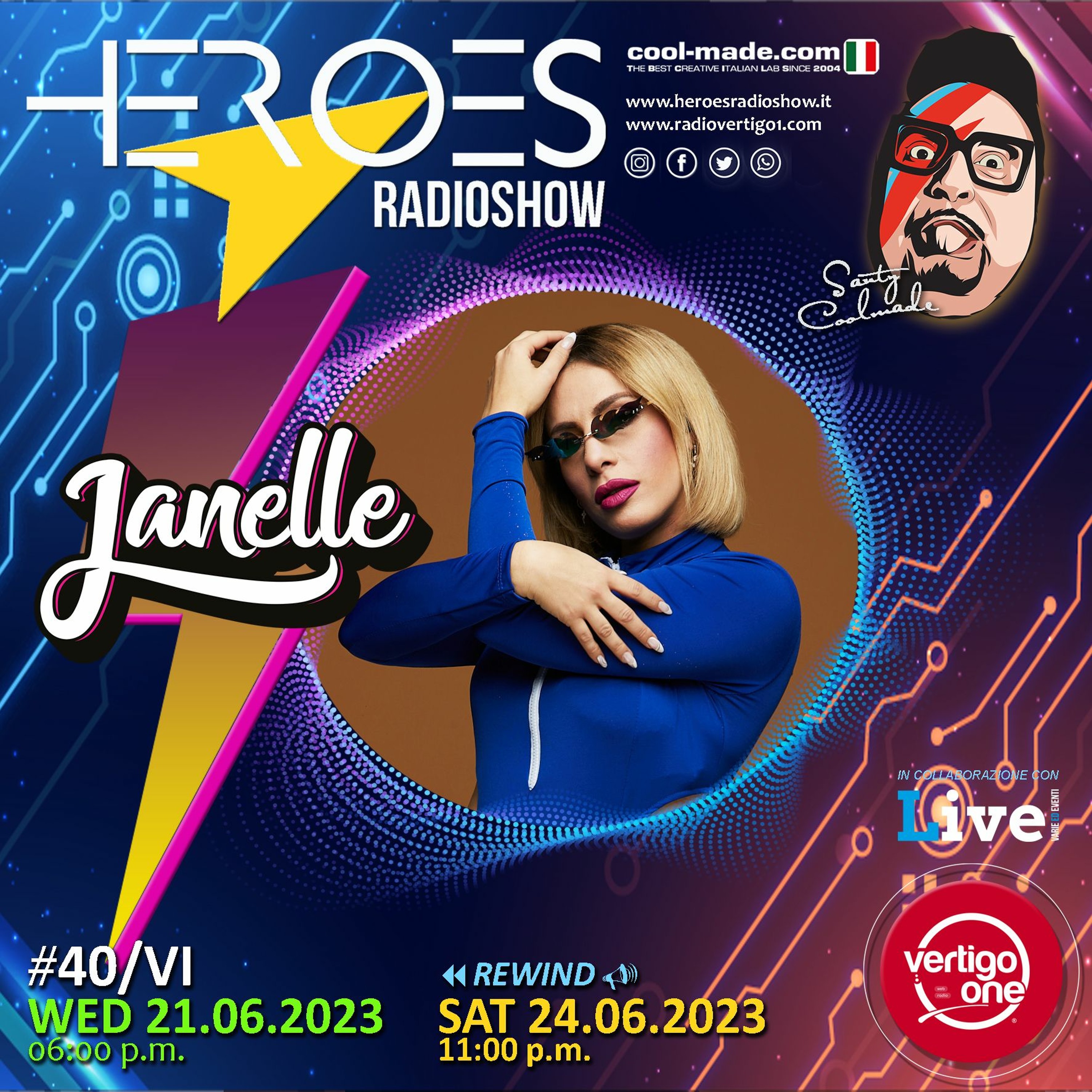 40/2022-23> HEROES RadioShow - Special Guest JANELLE episode artwork