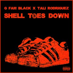 G Fam Black x Tali Rodriguez Shell Toes Down