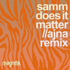 Samm (BE) - Does It Matter   Ajna (BE) Remix