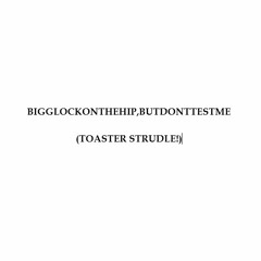 BIGGLOCKONTHEHIP,BUTDONTTESTME (TOASTER STRUDEL!) w/ Sawyer Goodson