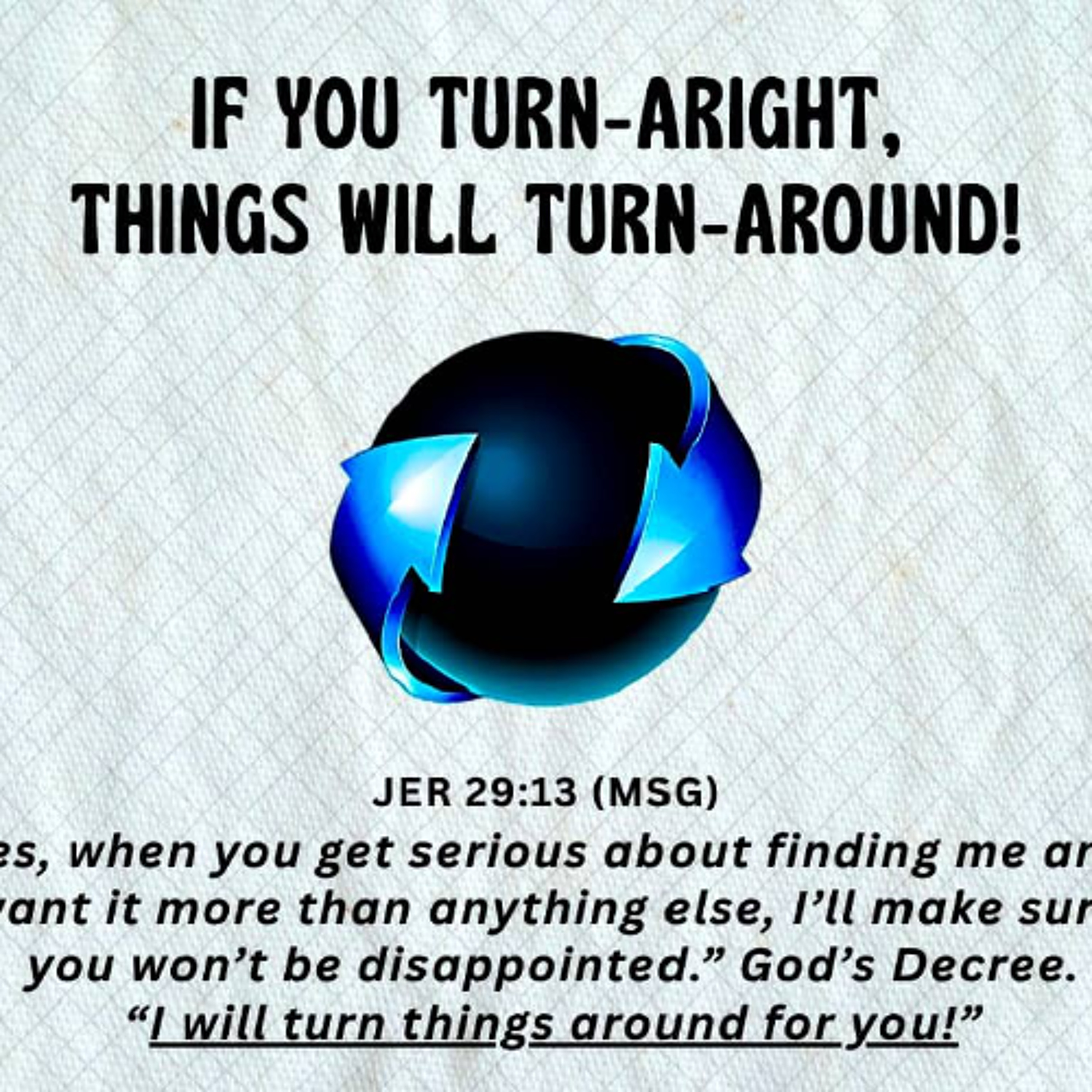 If You Turn-Aright, Things Will Turn-Around!/Pastor Femi Paul/Testimony & Thanksgiving