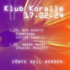 Cönte Geil Werden @ Klub Koralle Dresden - Feb24
