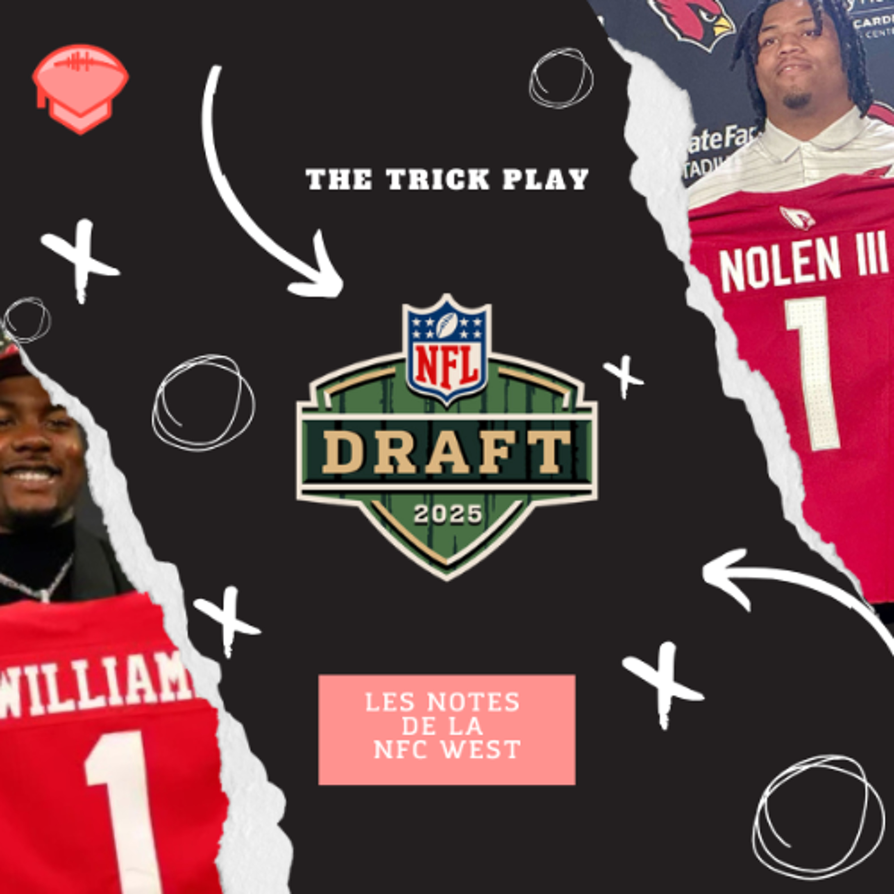 On note la draft 2025 des équipes de la NFC West