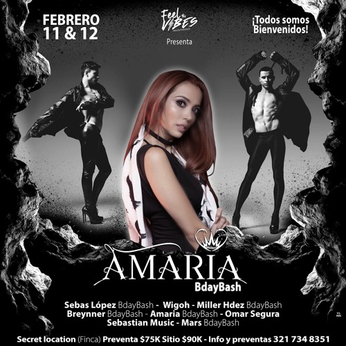 AMARIA DJ - KAZAKY 11&12 FEBRERO ( PROMO FEEL THE VIBES )