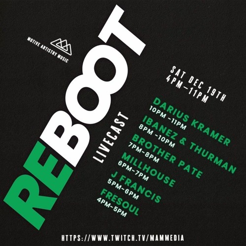 Darius Kramer @ ReBoot Livecast (Austin, Texas)