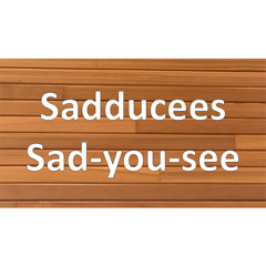 Message 11/09/2025 - Never Be Sad You See - Text: Luke 20:27-40