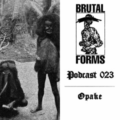 Podcast 023 - Opake x Brutal Forms