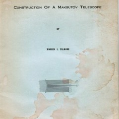 [PDF] ❤️ Read Construction of a Maksutov telescope by  Warren I Fillmore