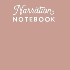 🍃(Online) PDF [Download] Narration Notebook Dusty Rose Journal for Reading and Writing by schoo