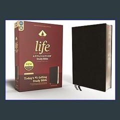 [READ EBOOK]$$ ⚡ NIV, Life Application Study Bible, Third Edition, Bonded Leather, Black, Red Lett