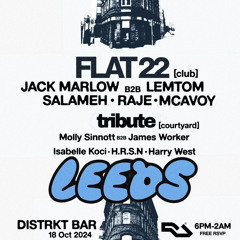 Molly Sinnott b2b James Worker LIVE @ Distrikt [Flat 22 X Tribute]