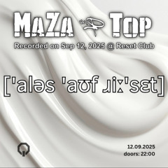 MaZa & Top - Techno.log 12.09.25 - RESET Chemnitz