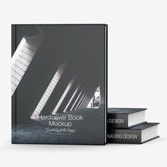 0+ Download Free Hardcover Book w/ Matte Cover Mockup Stationery Mockups PSD Templates