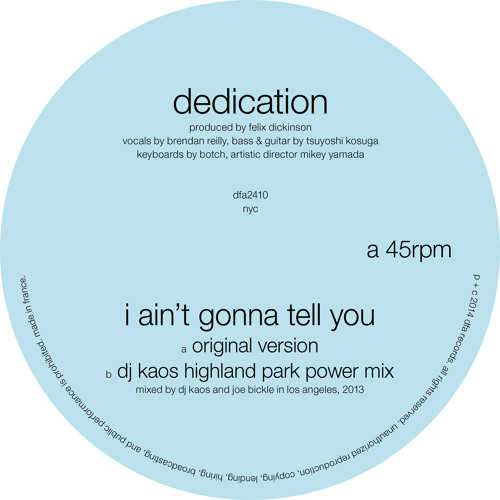 I Ain't Gonna Tell You