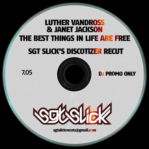 Luther Vandross & Janet Jackson - The Best Things In Life Are Free (Sgt Slick's Discotizer ReCut)