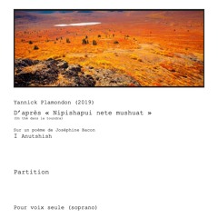 Anutshish (2022) Soprano a capella