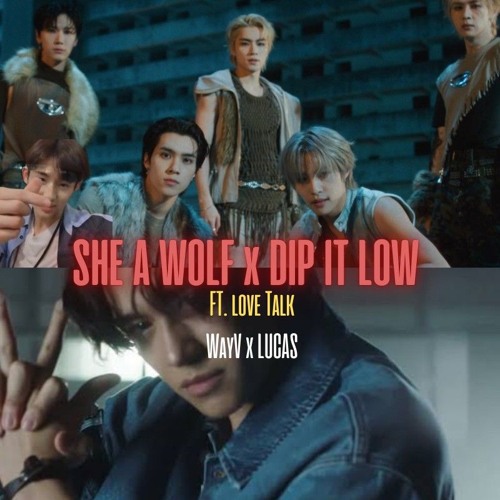 WayV x LUCAS MASHUP/  She a Wolf x Dip it Low