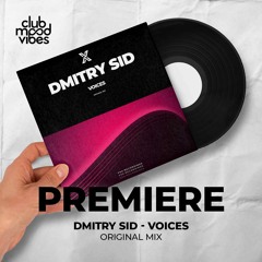 PREMIERE: DMITRY SID ─ Voices (Original Mix) [VSA Recordings]