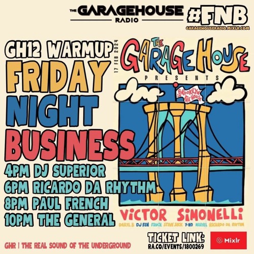 RDR Guest show on The Garagehouse Radio 16th February 2024