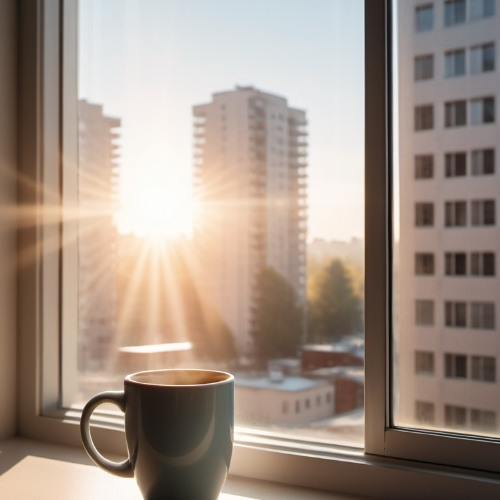 Dawn Between Windows