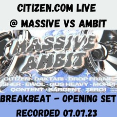 citizen.com Live At Massive Vs Ambit - My Aeon 07.07.23