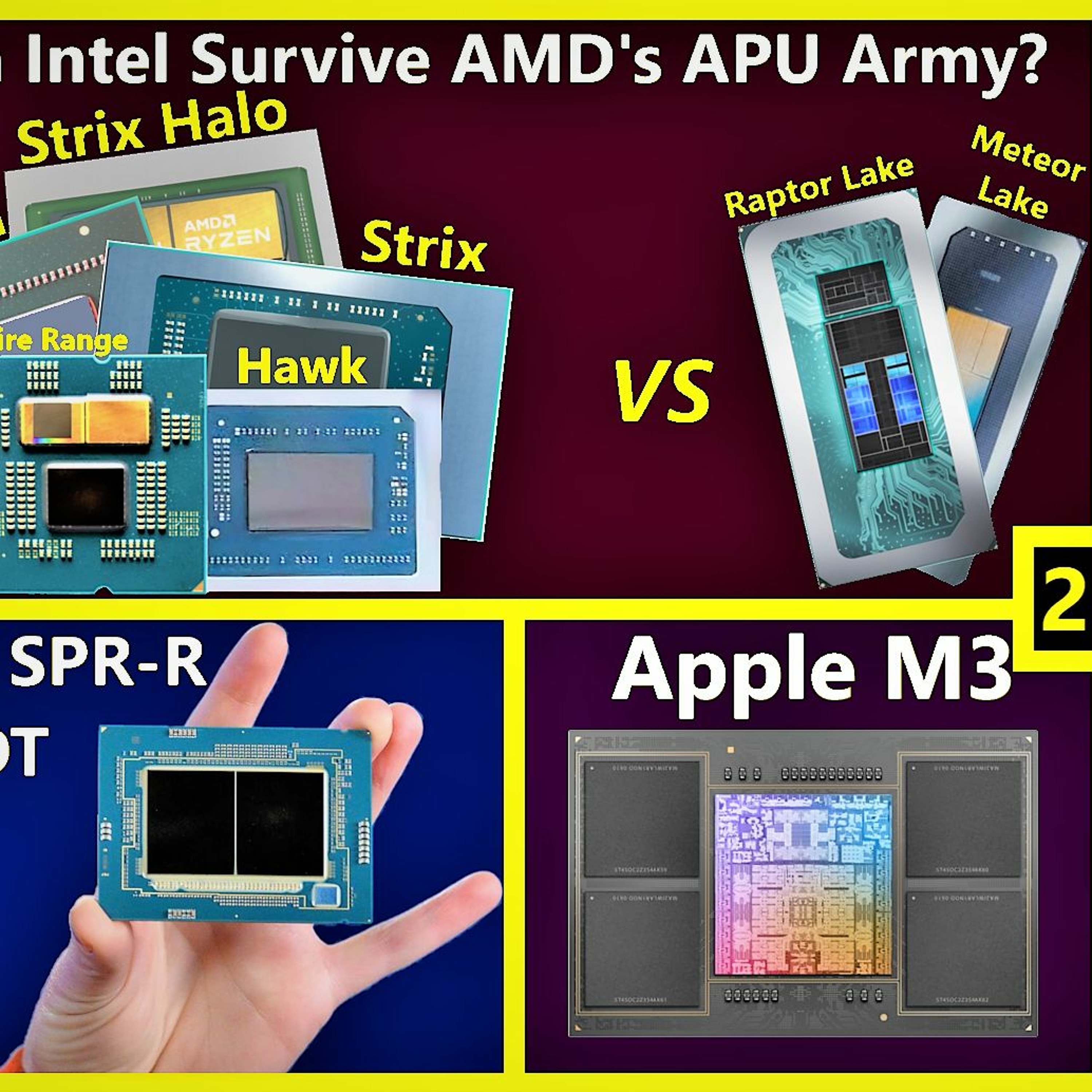 cover of episode 230. Nvidia RTX 4070 Ti SUPER, AMD Hawk Point, Strix, Kraken, Meteor Lake, Apple M3