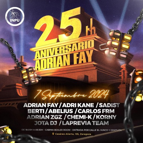 Dj berti @ 25th Anniversary Adrian Fay - Sala Inpu 7.09.2024