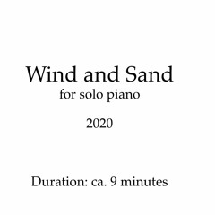 Wind And Sand for piano