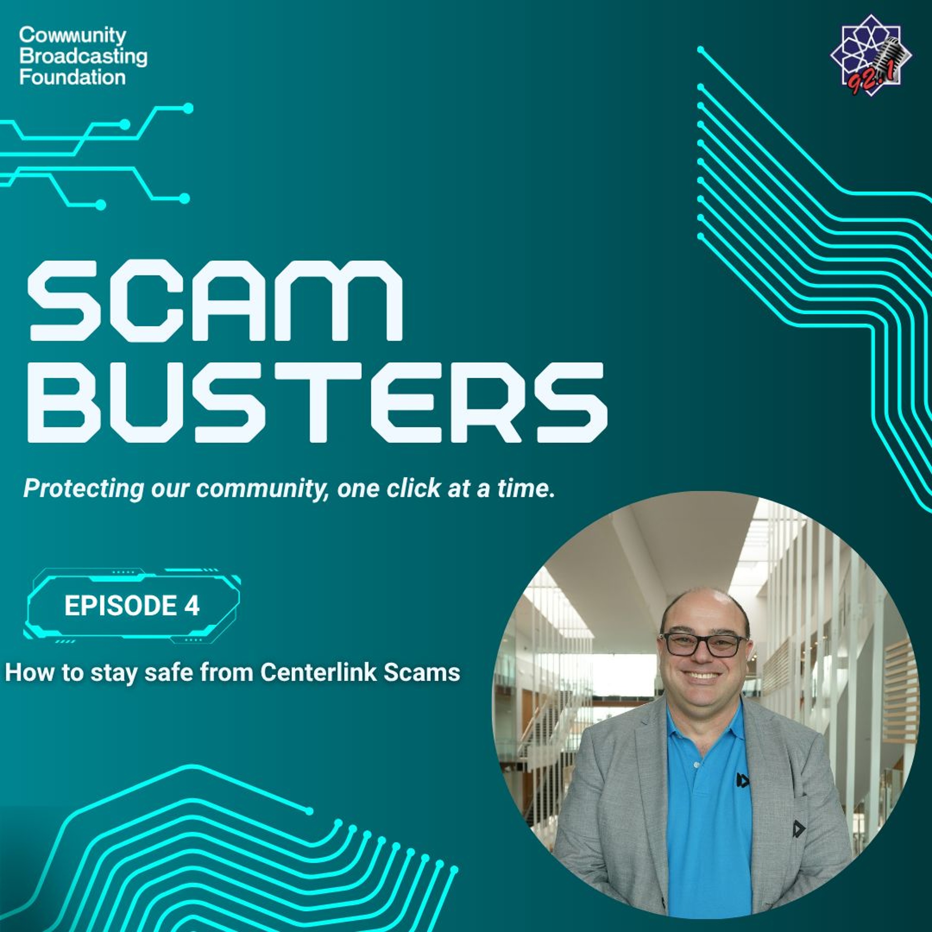Scambusters: Services Australia Justin Bott English Episode 4