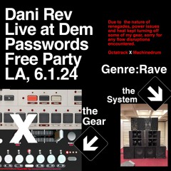 Dani Rev - LIVE at Dem Passwords June 1 2024 LA
